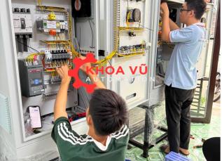 Dự &aacute;n tủ điện khởi động mềm 400kW, 75kW v&agrave; 45 kW