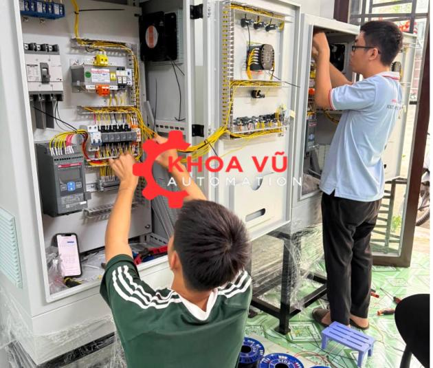 Dự &aacute;n tủ điện khởi động mềm 400kW, 75kW v&agrave; 45 kW